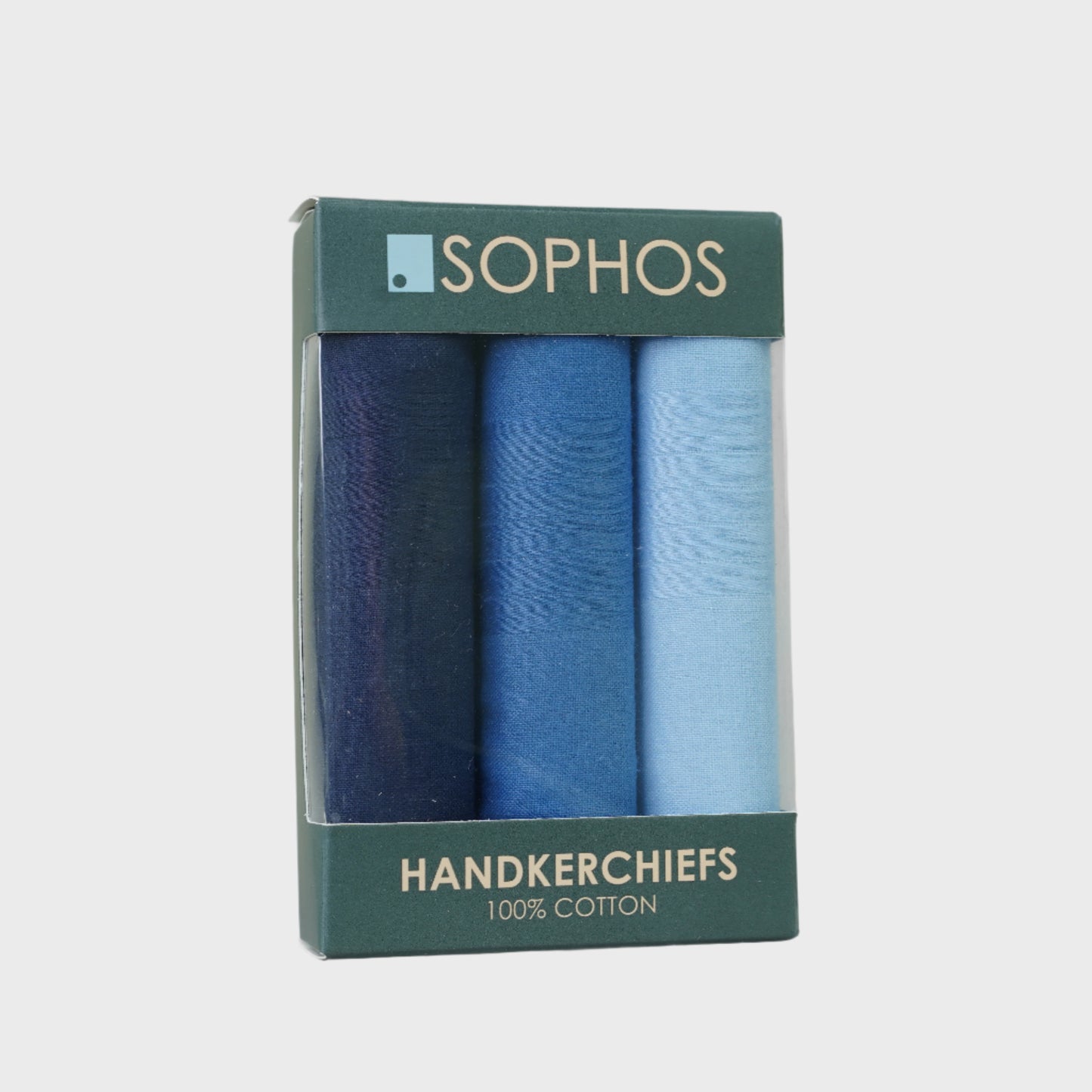 Navy / Blue / Light Blue Handkerchiefs - Pack of 3