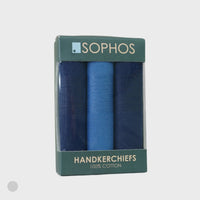 Navy / Blue Handkerchiefs - Pack of 3