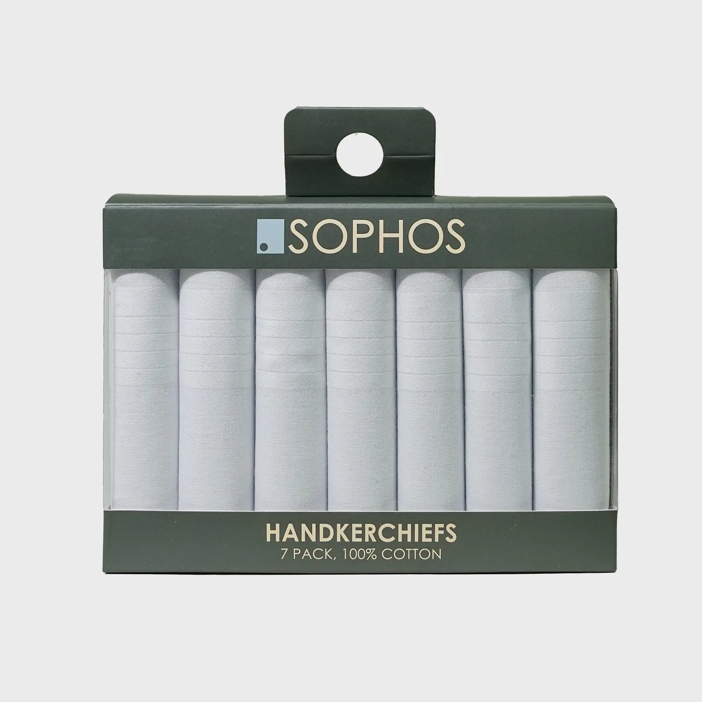 White Cotton Handkerchiefs - 7 Pack
