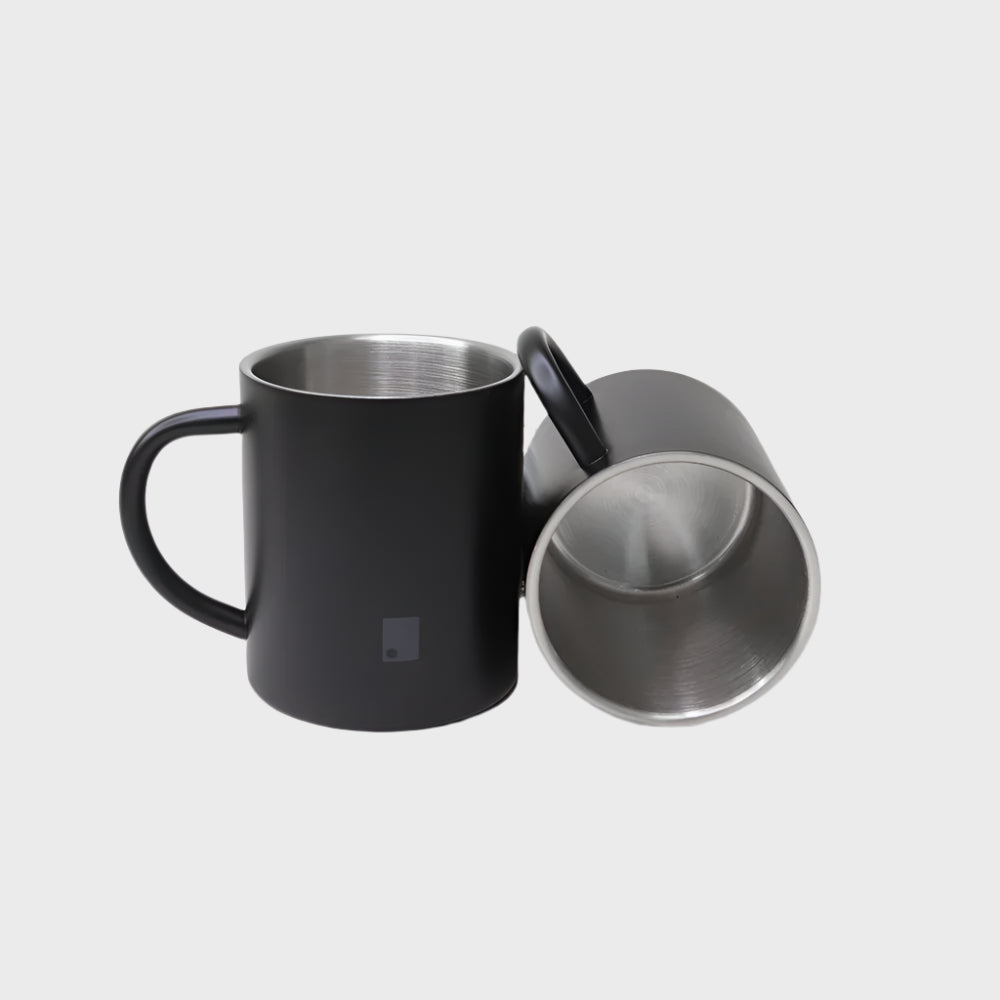 250 ml Matte Stainless Steel Insulated Mug Set