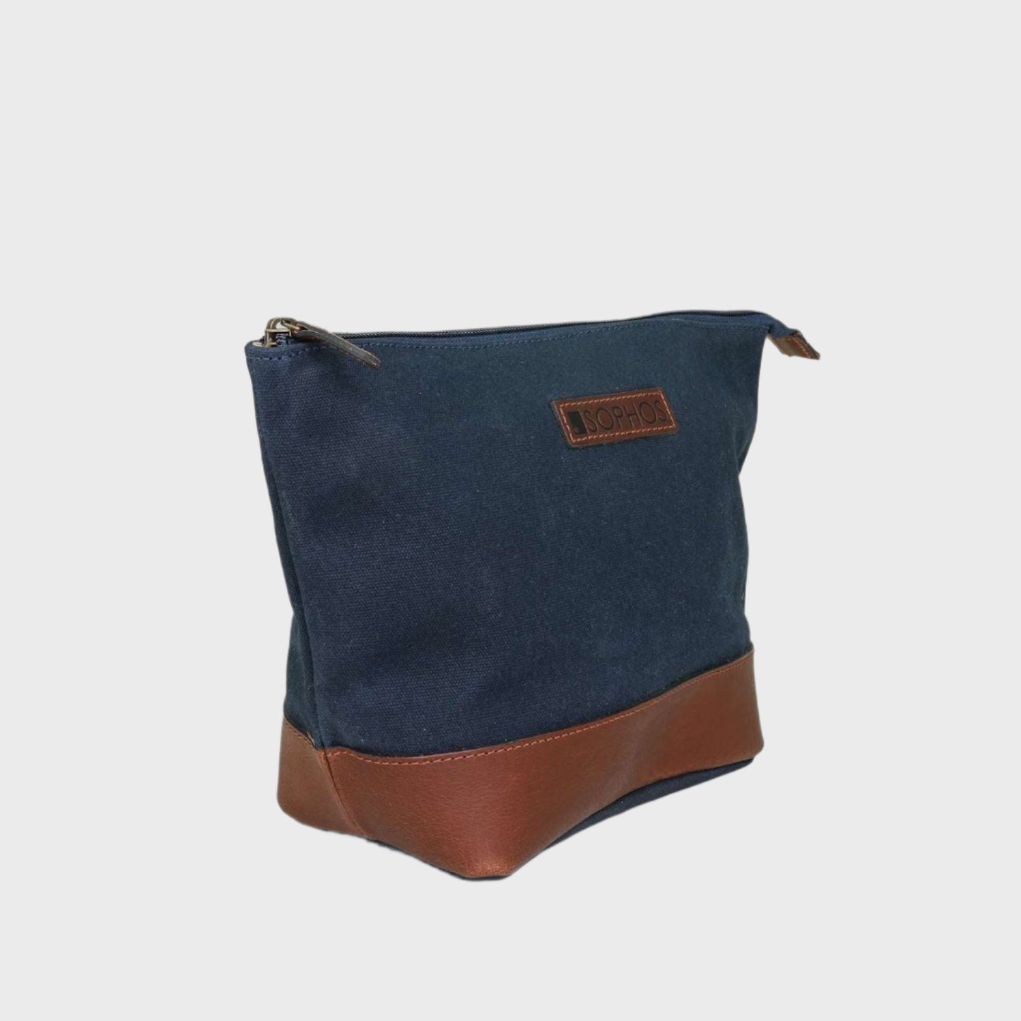 Waxed Canvas Triangle Washbag