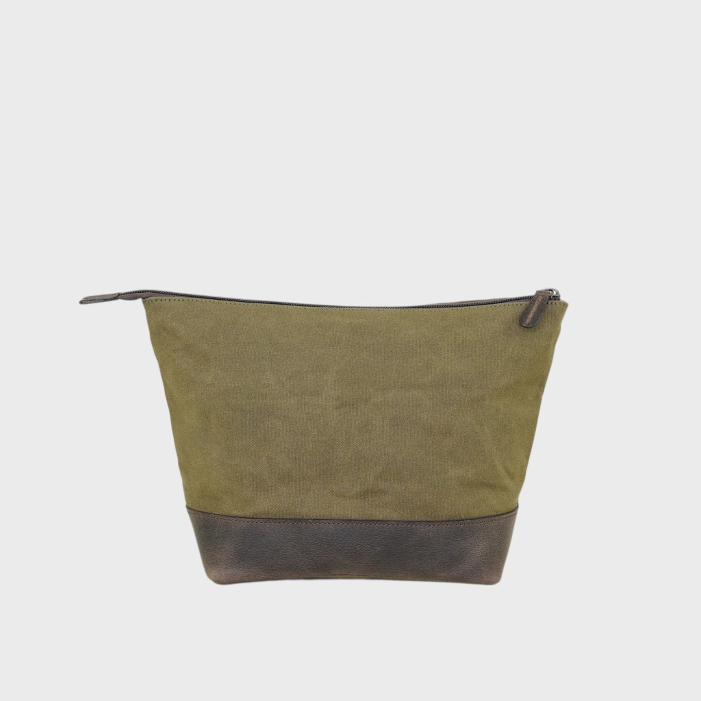 Waxed Canvas Triangle Washbag