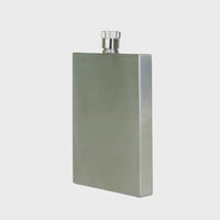3oz Square Silver Hip Flask