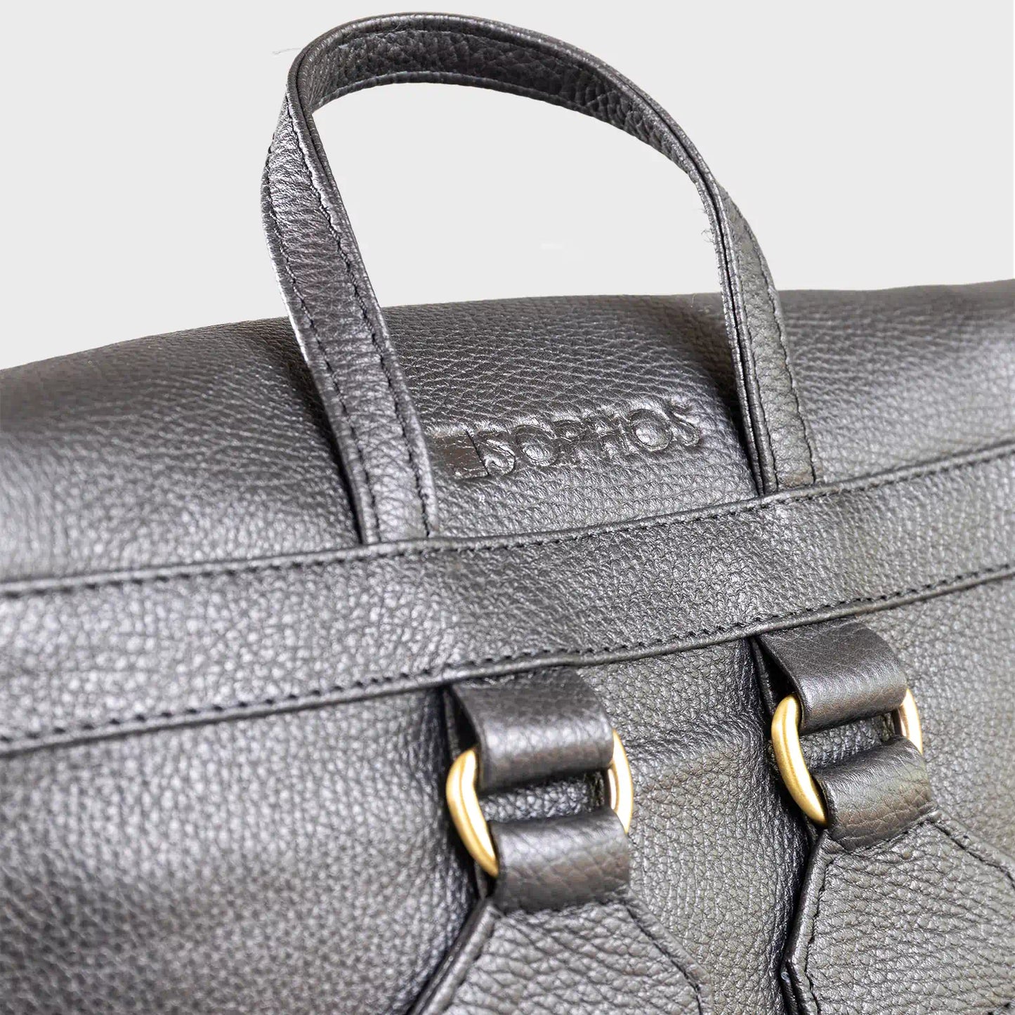 Elm Pebble Grain Leather Backpack