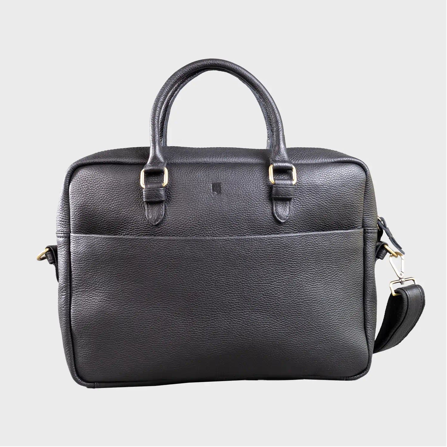 Alder Pebble Grain Leather Techbag