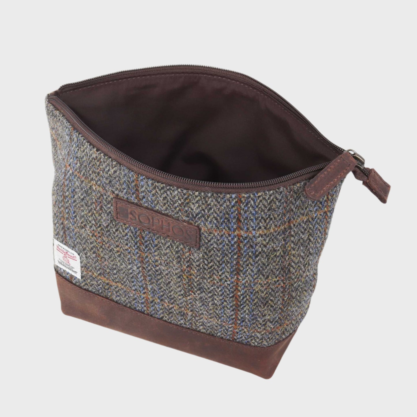 Harris Tweed Triangle Washbag