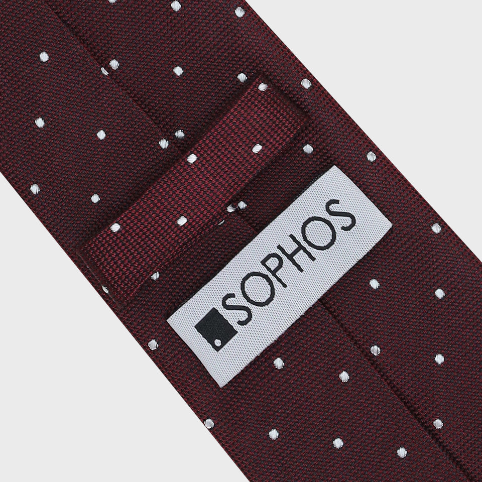 City Pin Spot Silk Tie