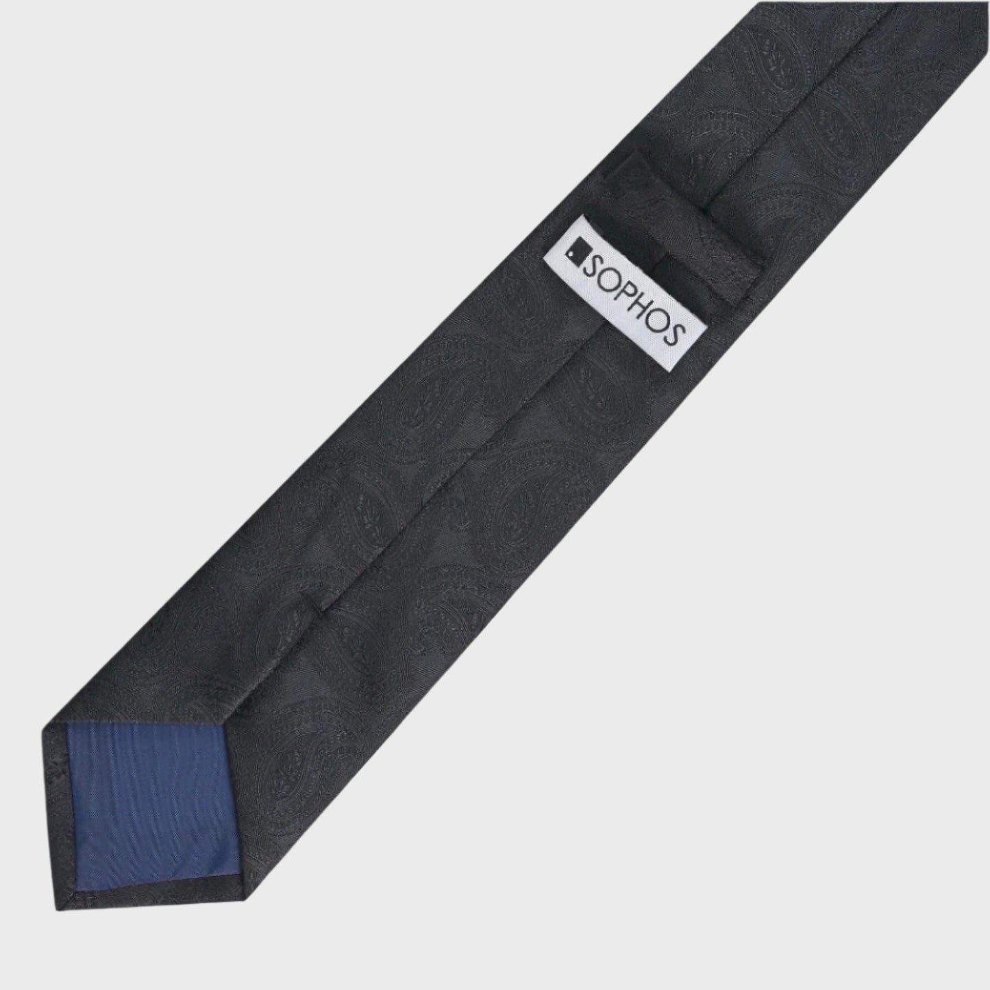 Paisley Teardrop Black Tie