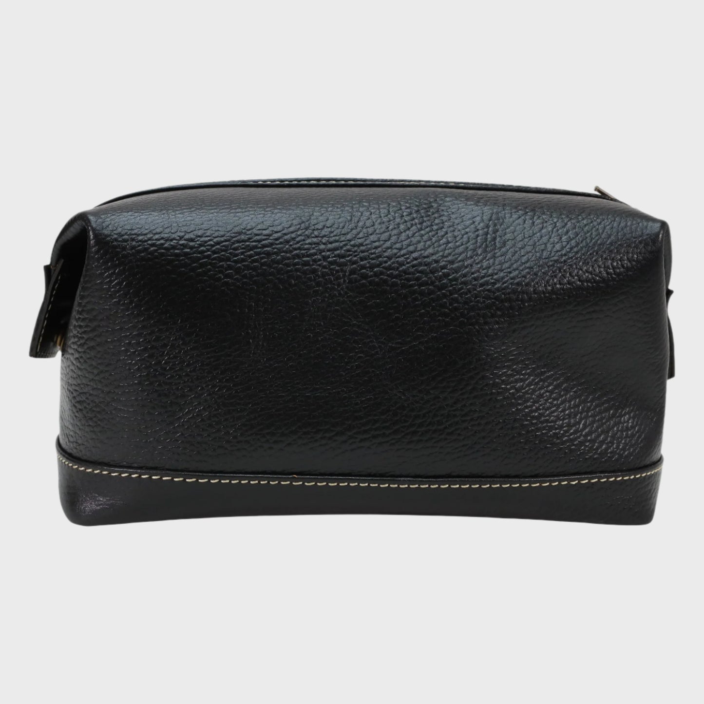 Attire Leather Stitched Washbag