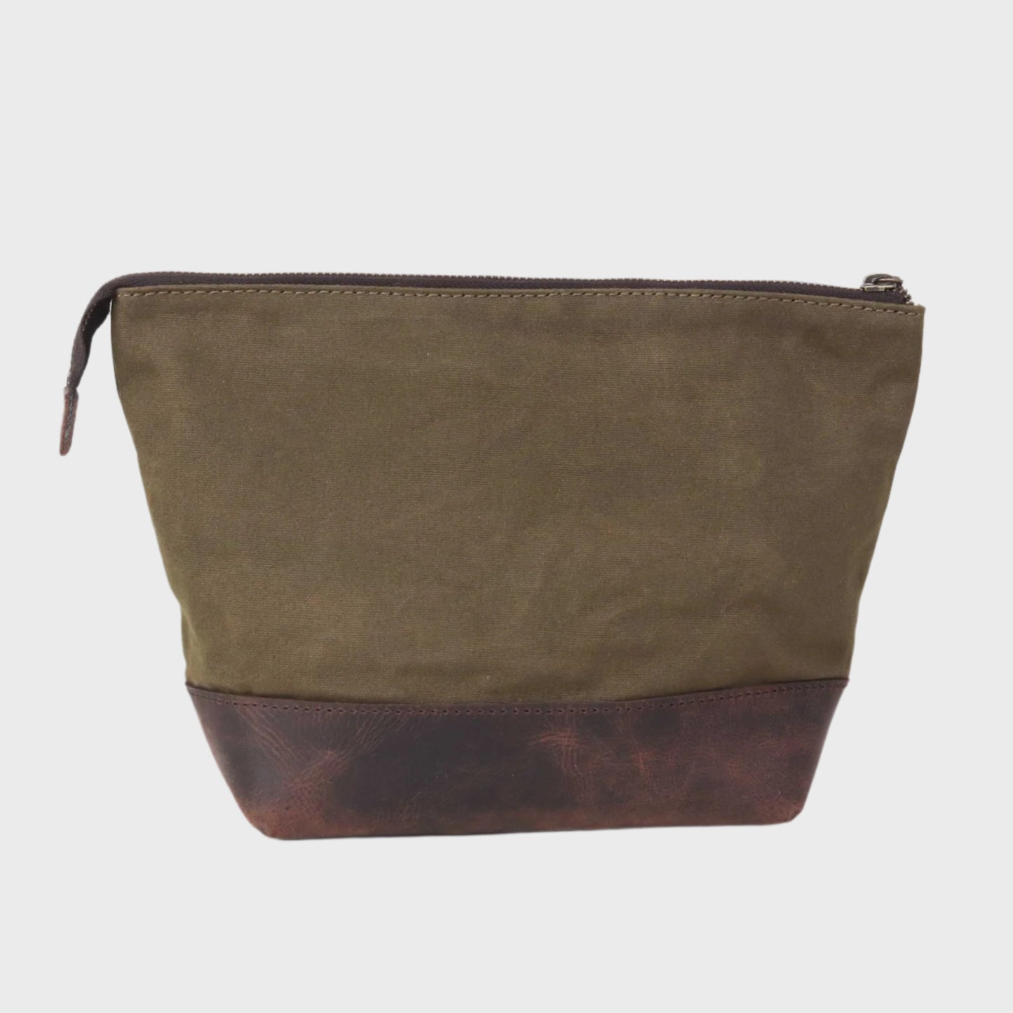 Waxed Canvas Triangle Washbag