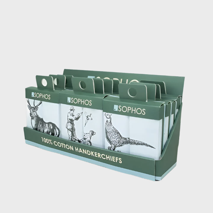 12 Pack Animal Handkerchief Dispenser