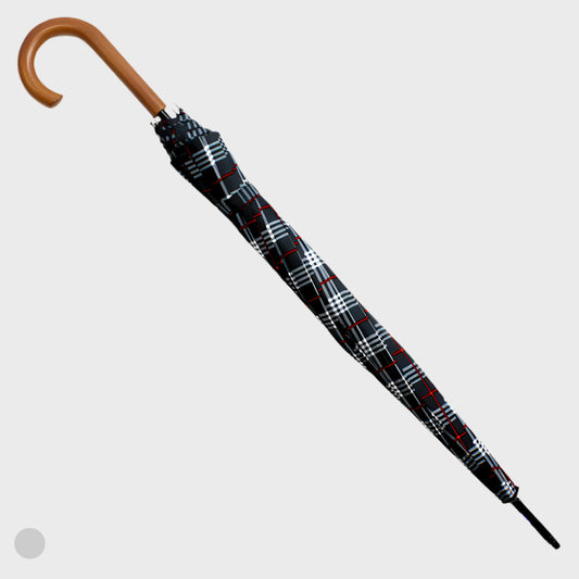 Long Auto Check Umbrella
