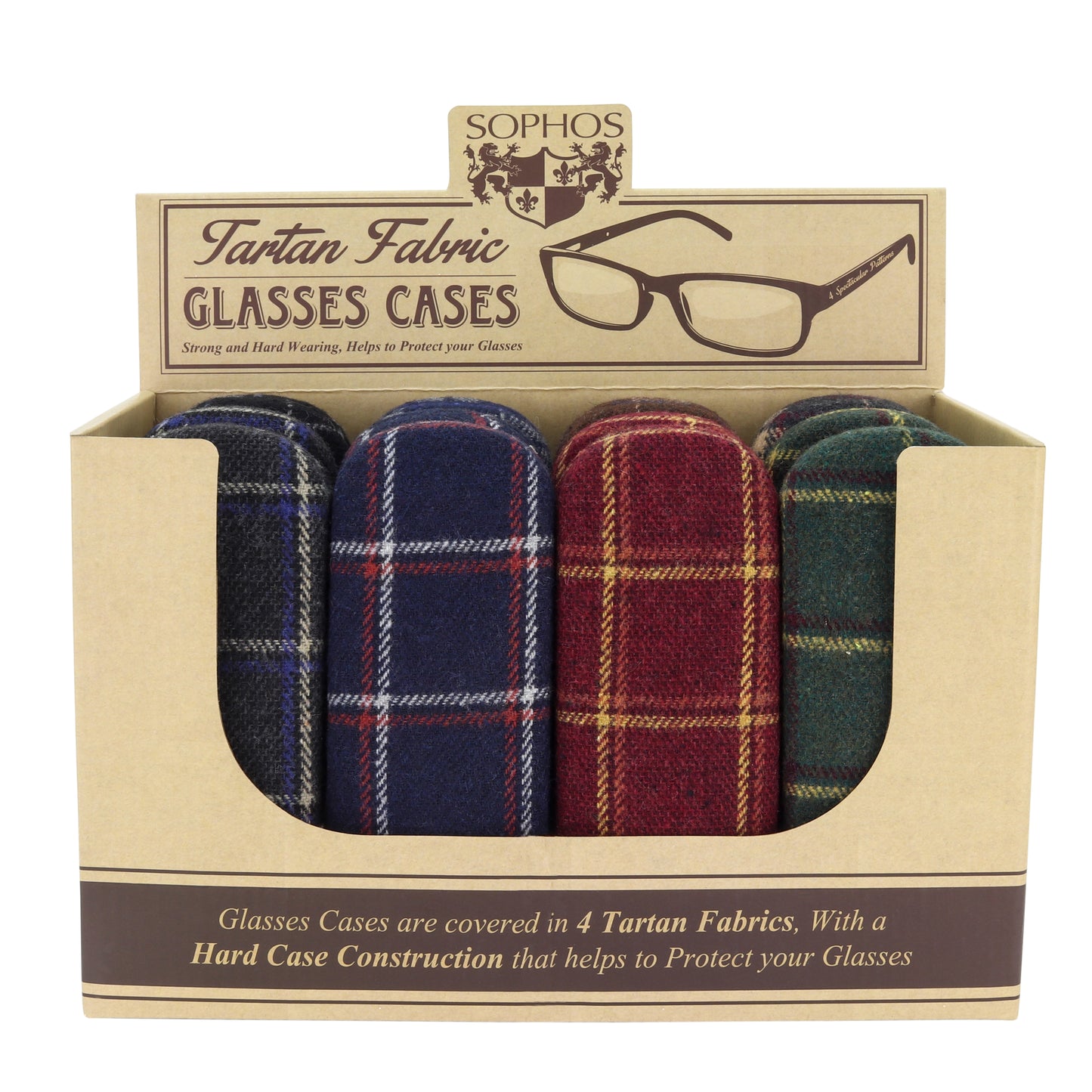 12 Piece Glasses Case Set