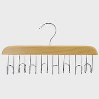 8 Hook Belt Rack Beech Wood