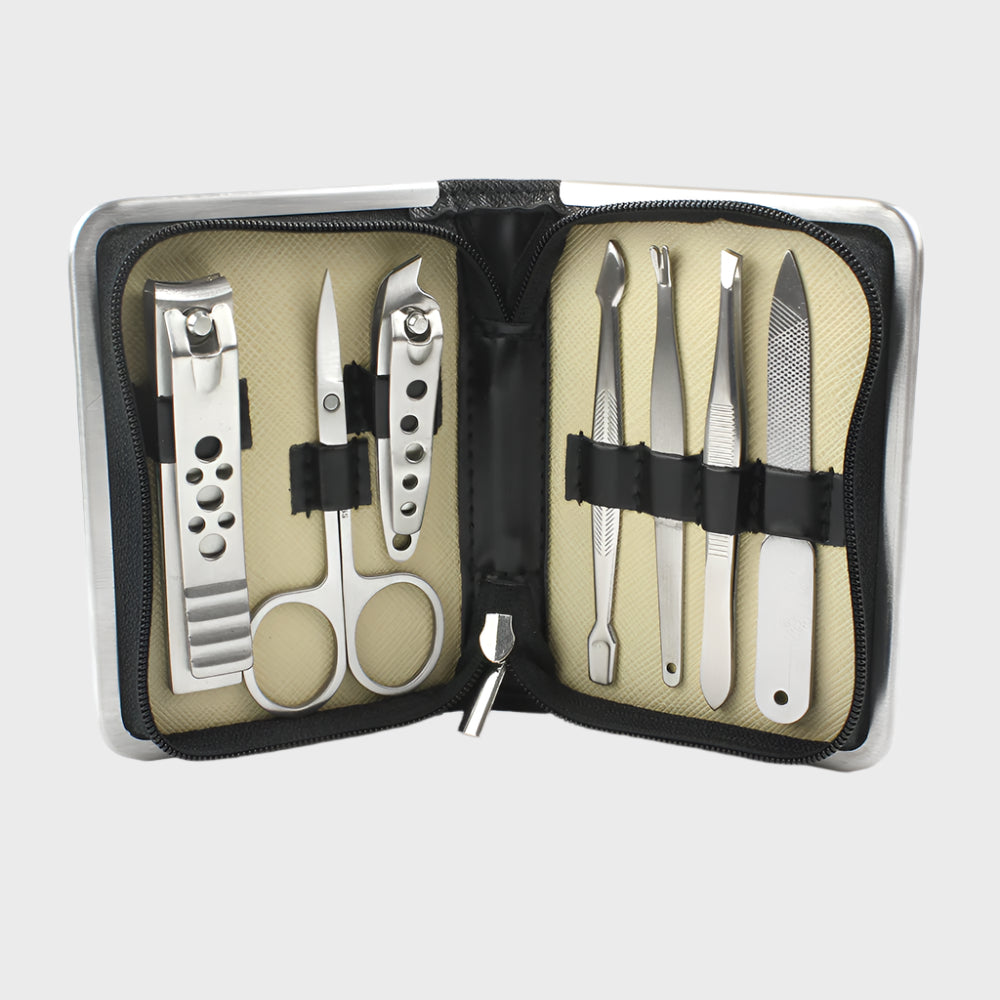 Black Saffiano Medium-Sized Manicure Set