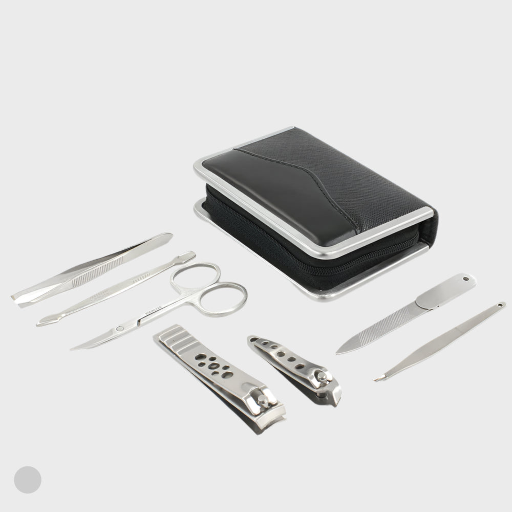 Black Saffiano Medium-Sized Manicure Set