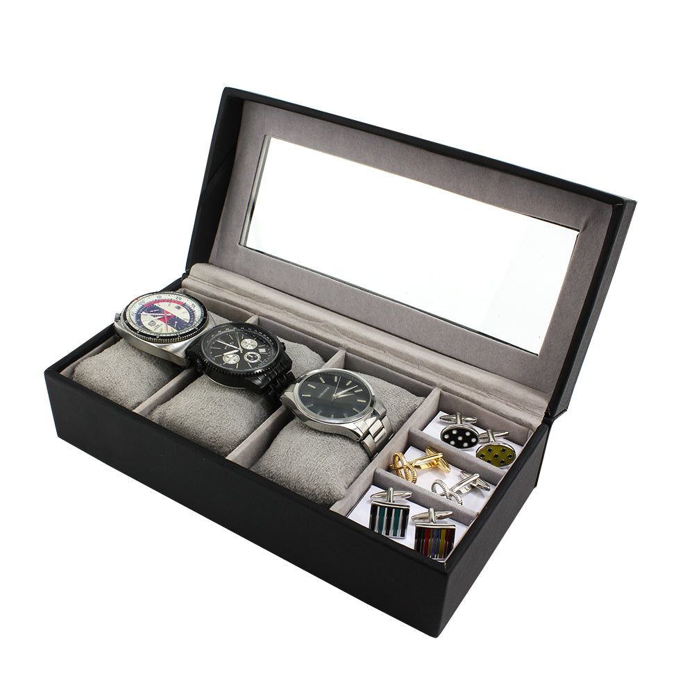 Black Watch Box with 3 Sections