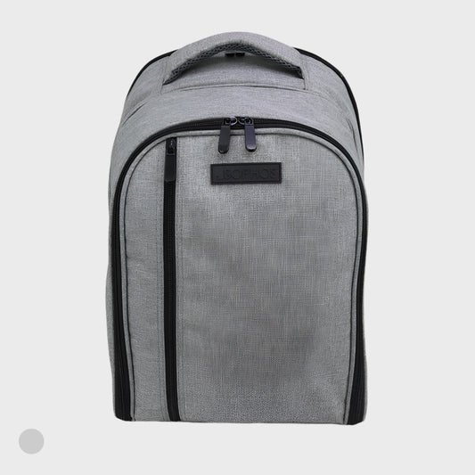 Grey Cooler Backpack with Picnic Set