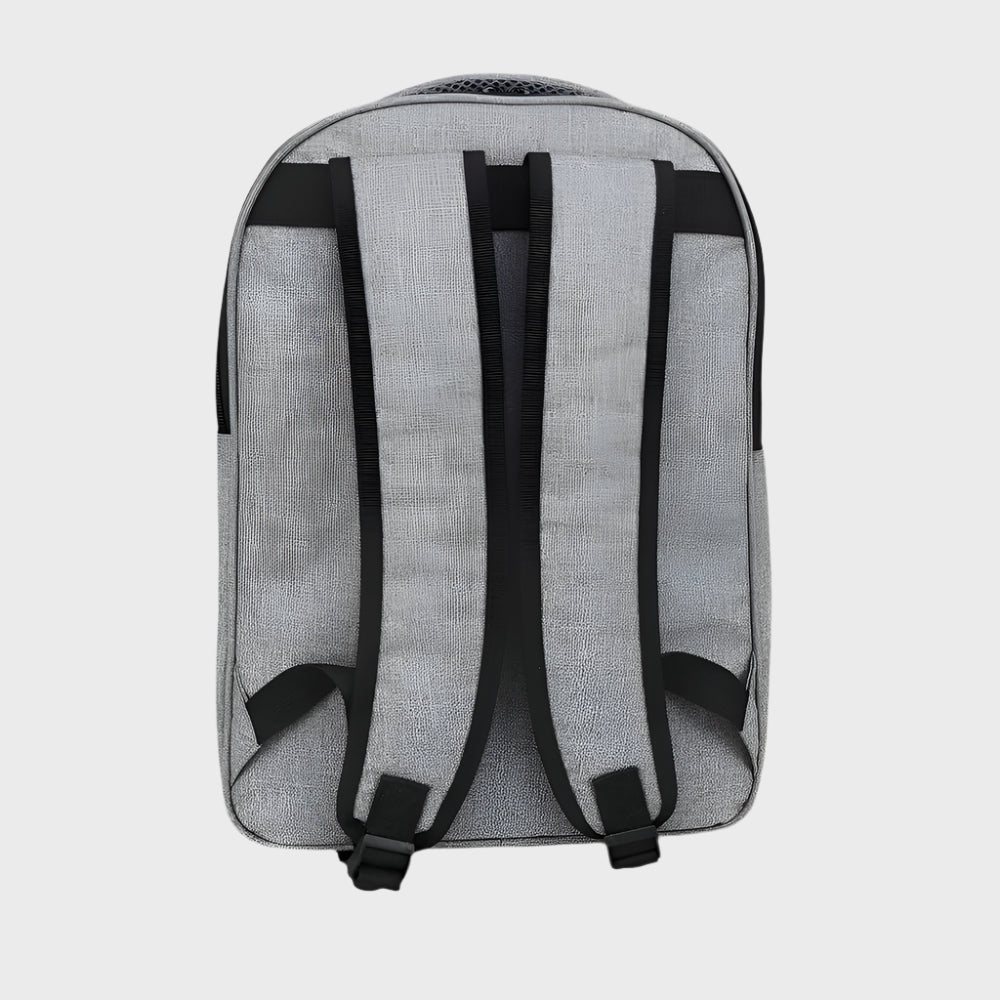 Grey Cooler Backpack with Picnic Set