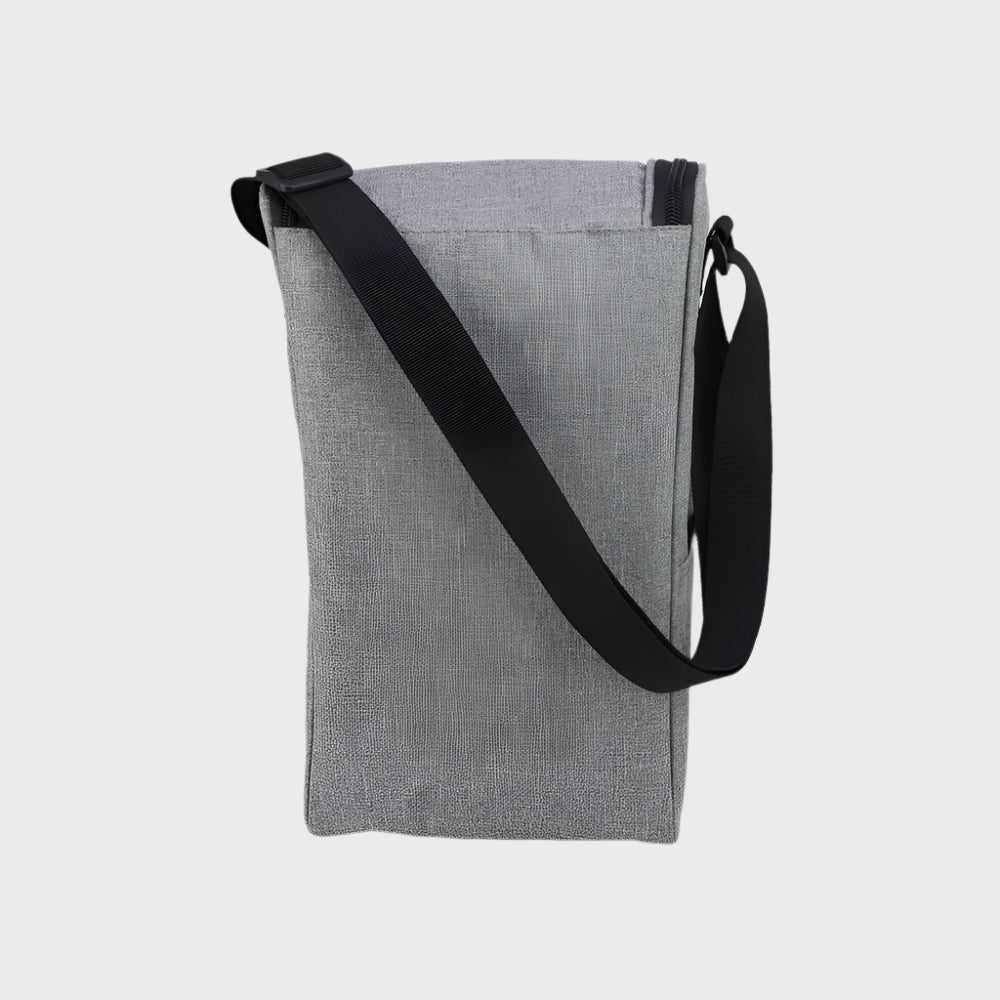 Grey Wine Bottle Cooler Bag
