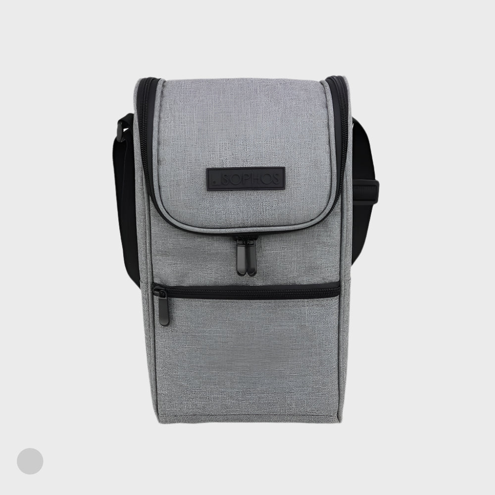 Grey Wine Bottle Cooler Bag