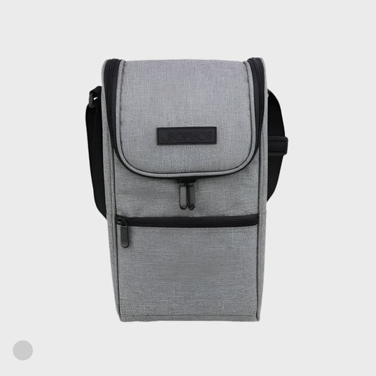 Grey Wine Bottle Cooler Bag