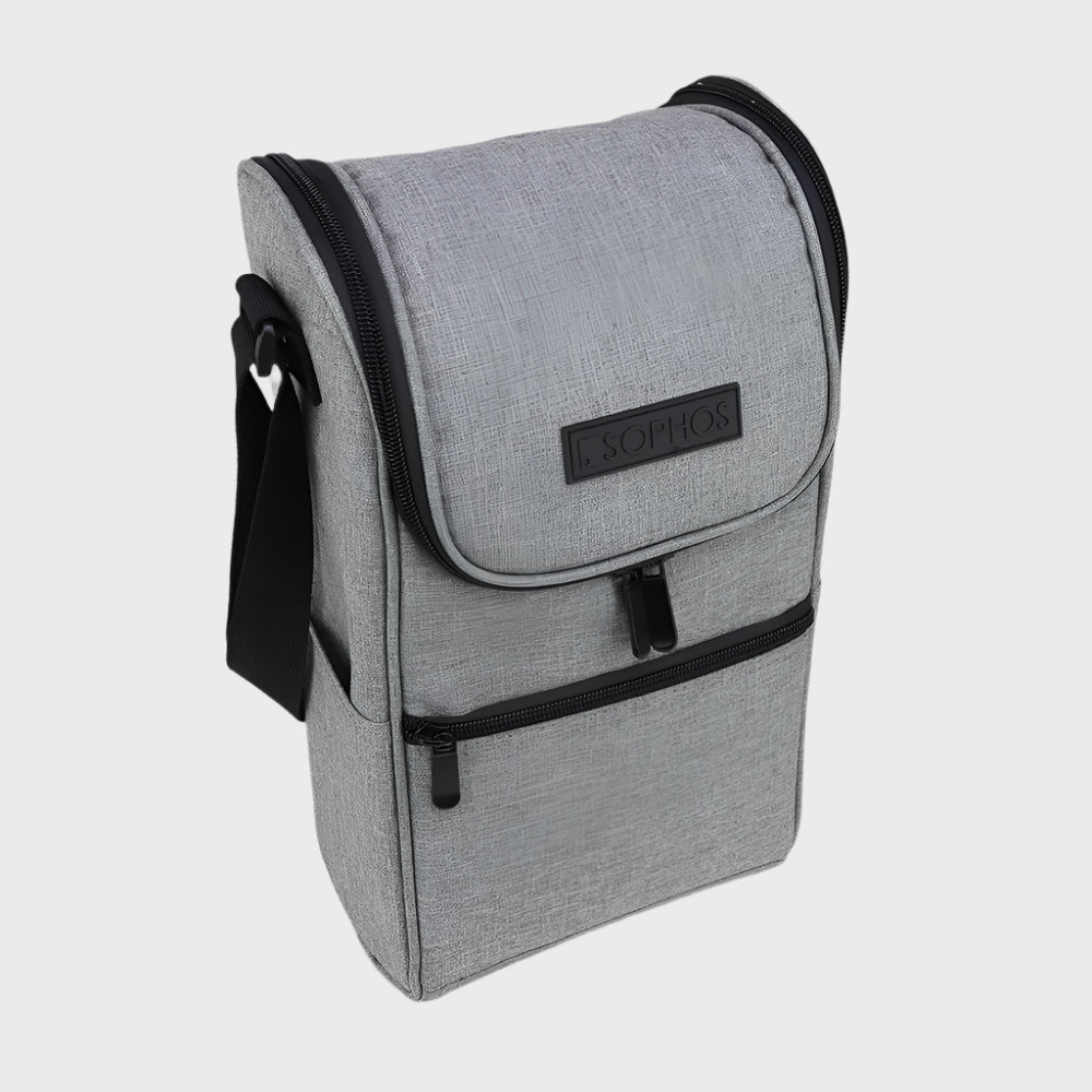 Grey Wine Bottle Cooler Bag