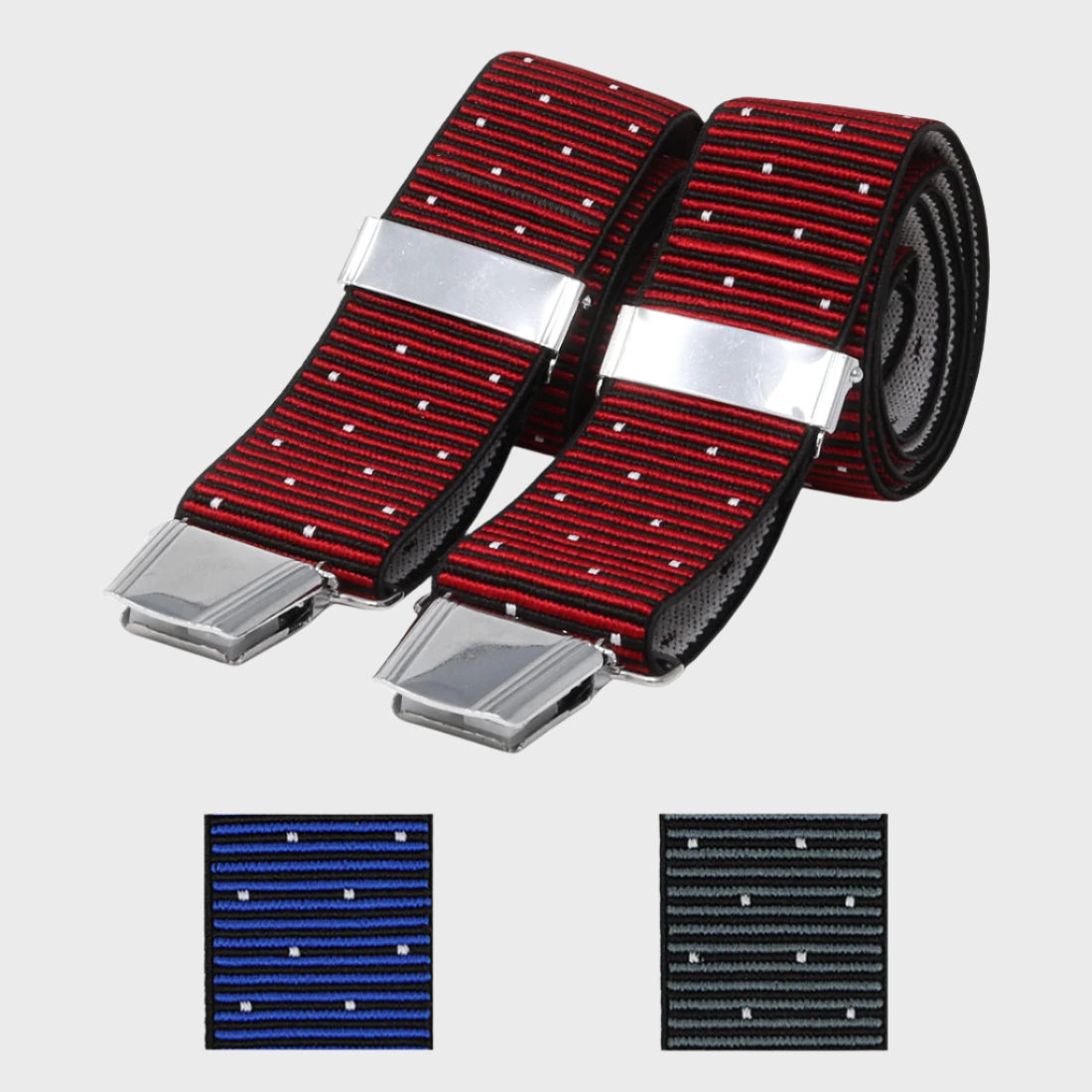 Stripe & Pin Spot Pattern Braces