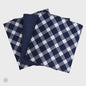 Blue Plain / Check Handkerchiefs