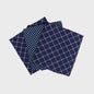 Blue Check/Spot Handkerchiefs
