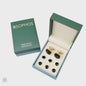 Dress Stud & Cufflink Set Black/Gilt