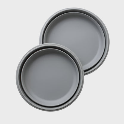 2 Piece Large Collapsible Bowl Set