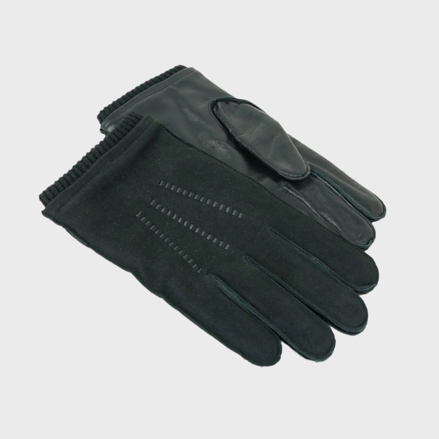 Central Suede Backed Leather Gloves