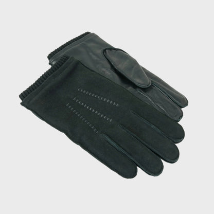 Central Suede Backed Leather Gloves