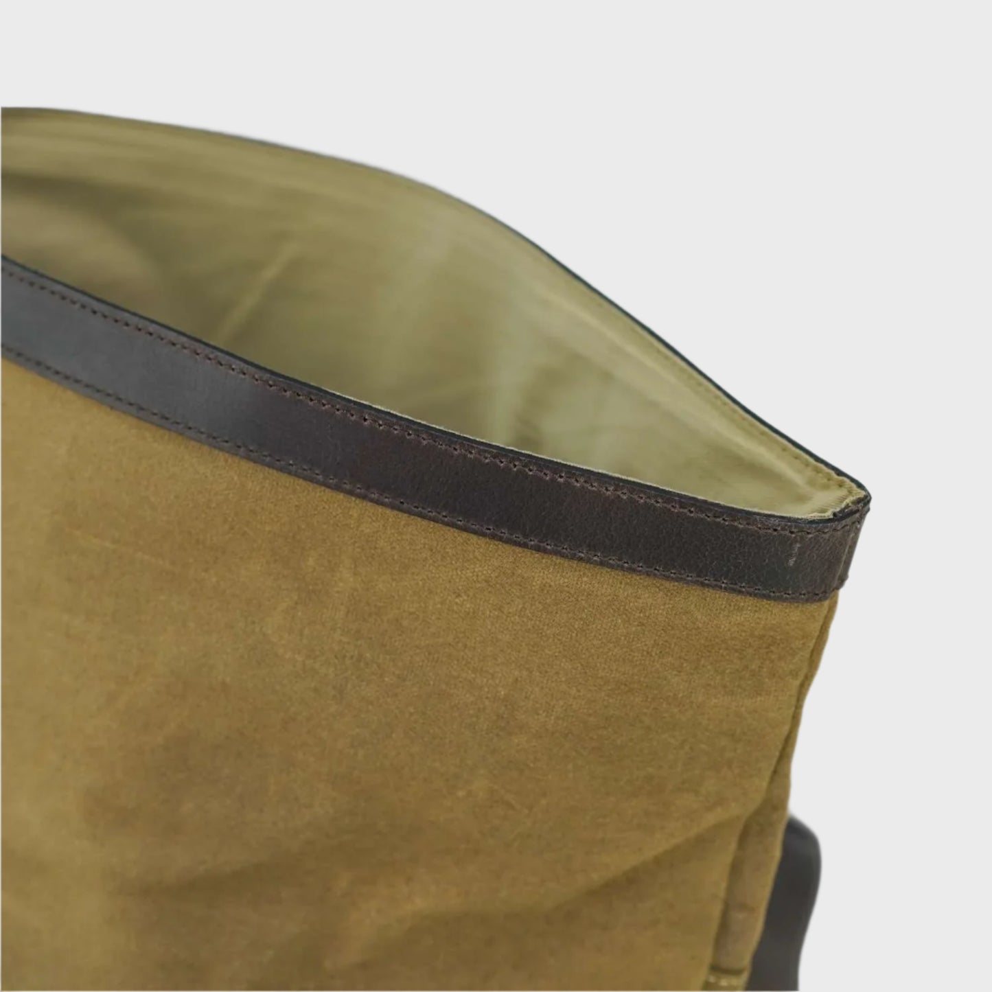 Waxed Canvas Roll Top Rucksack