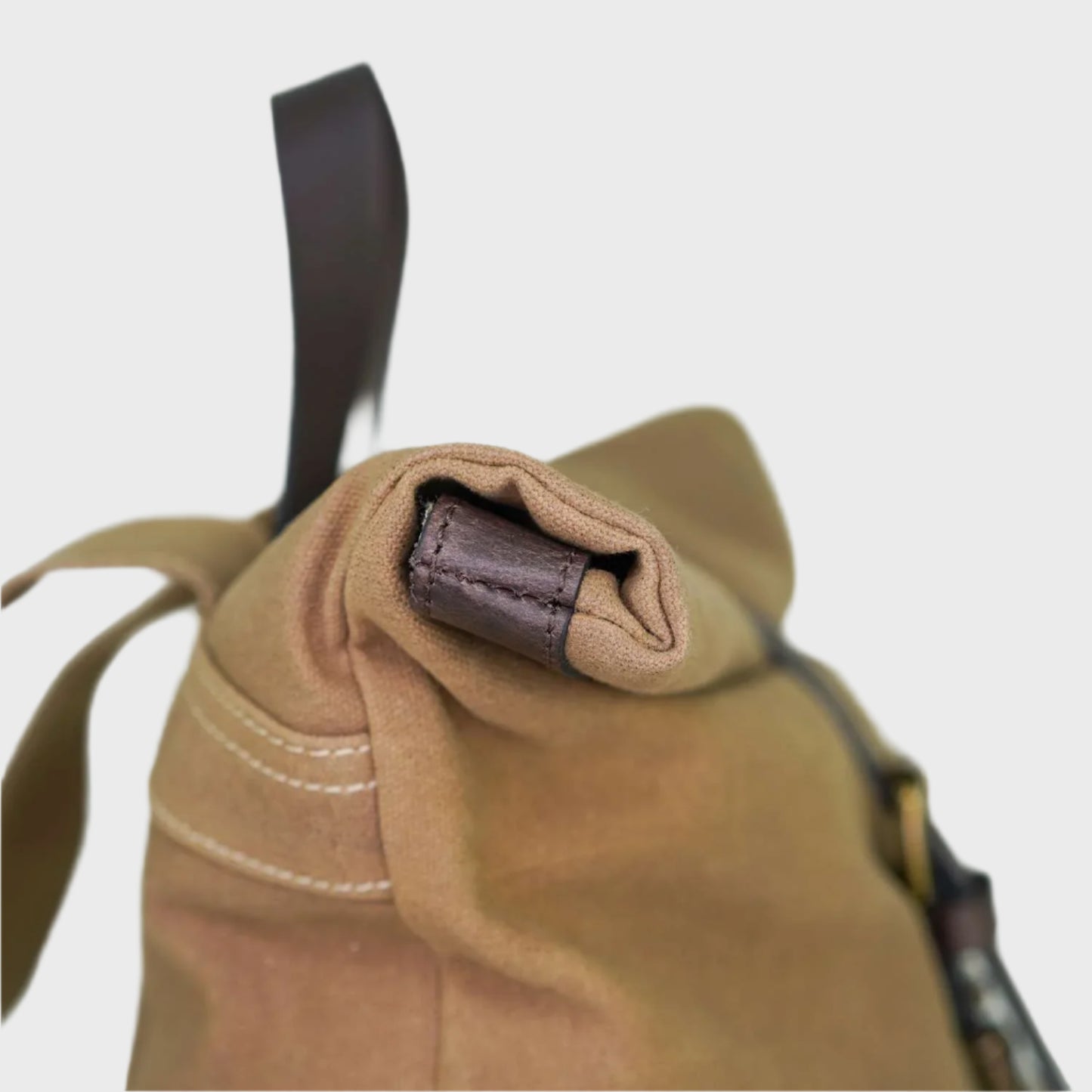 Waxed Canvas Roll Top Rucksack