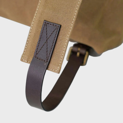 Waxed Canvas Roll Top Rucksack
