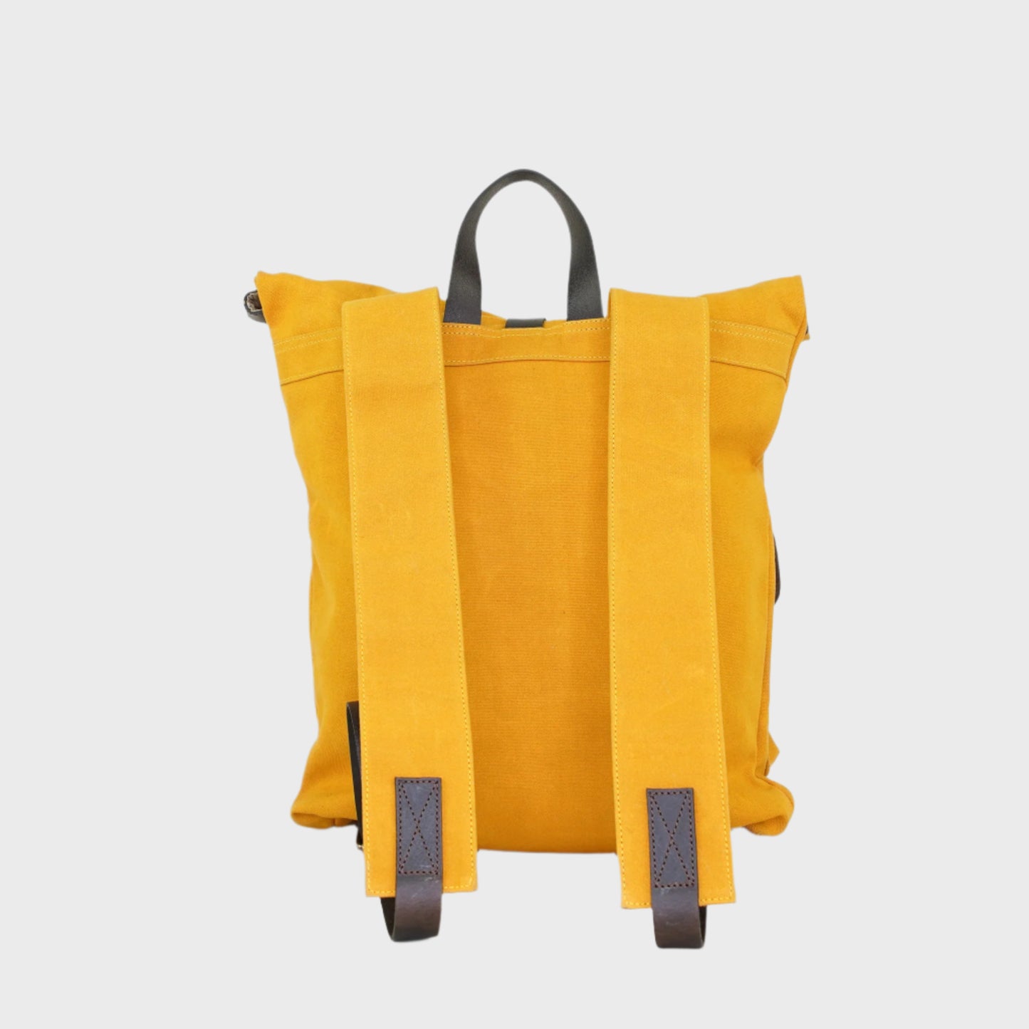 Waxed Canvas Roll Top Rucksack