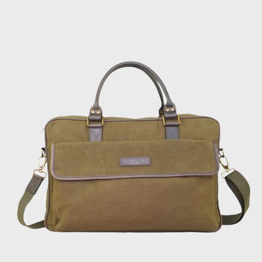 Waxed Canvas Briefcase