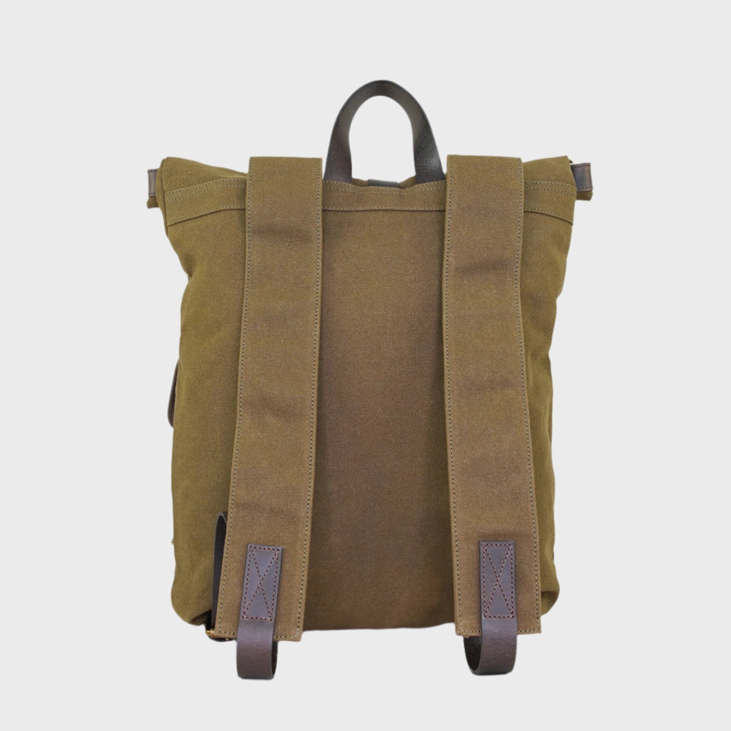 Waxed Canvas Roll Top Rucksack