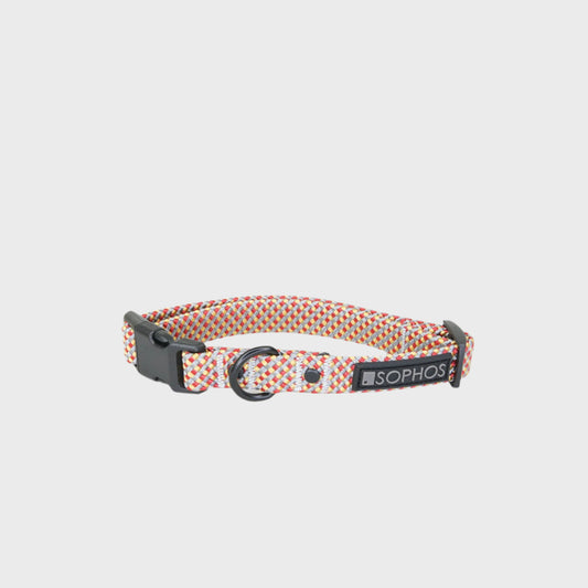 Rope Dog Collar Multicoloured