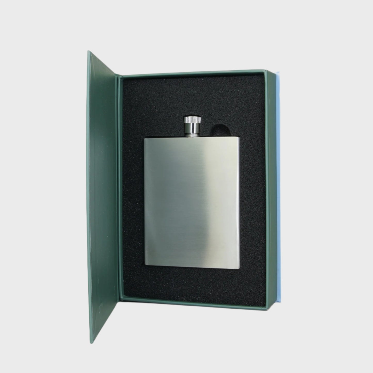 3oz Square Silver Hip Flask