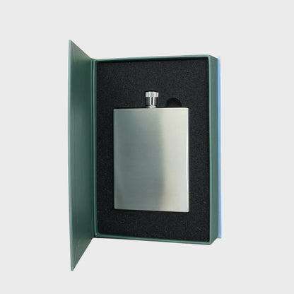 3oz Square Silver Hip Flask