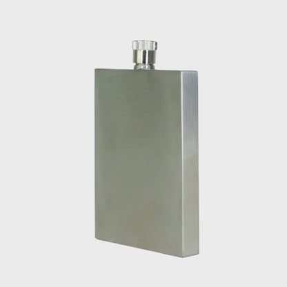 3oz Square Silver Hip Flask