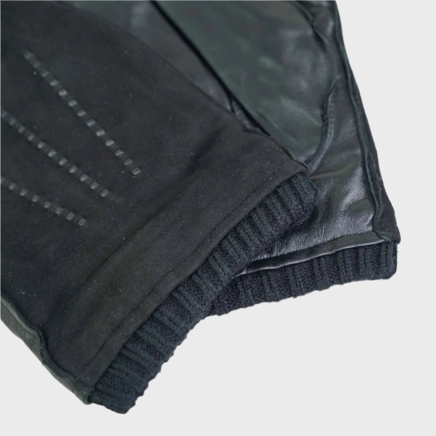 Central Suede Backed Leather Gloves