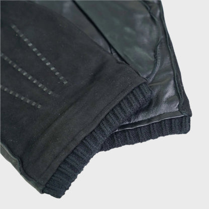 Central Suede Backed Leather Gloves