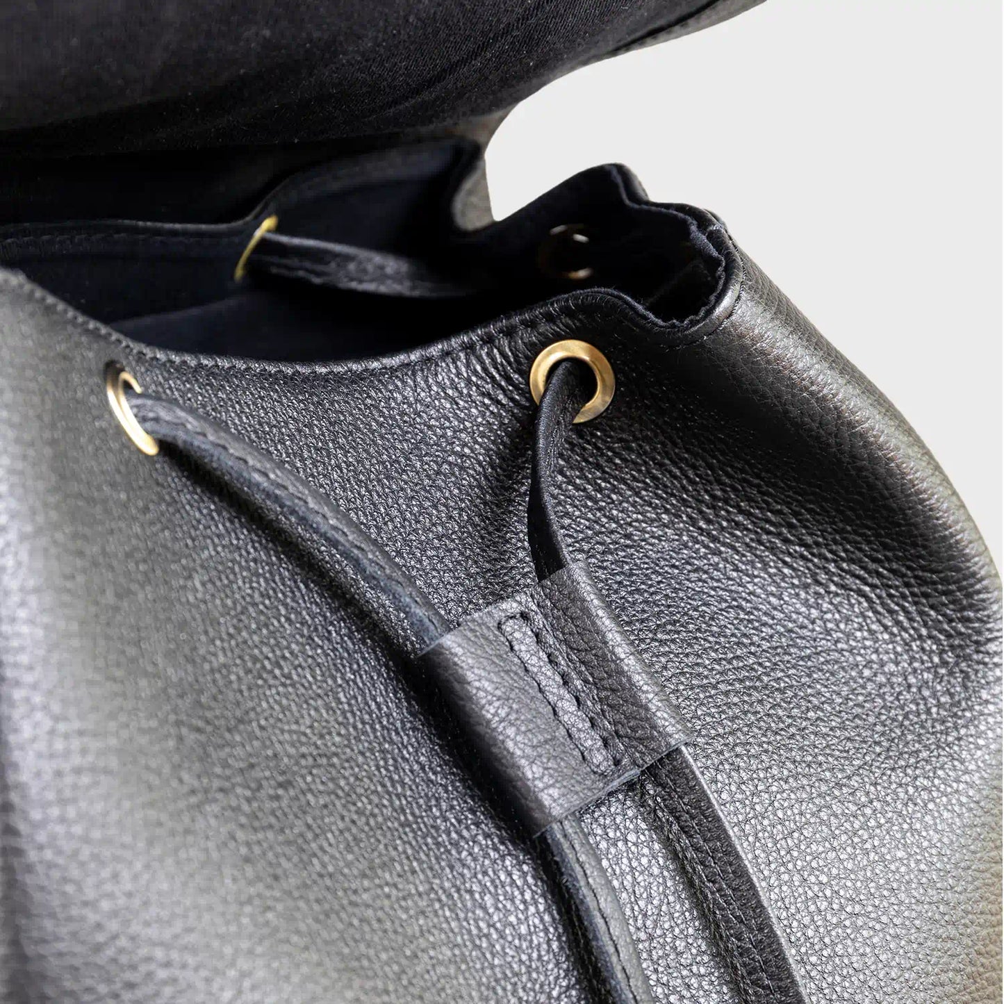 Elm Pebble Grain Leather Backpack
