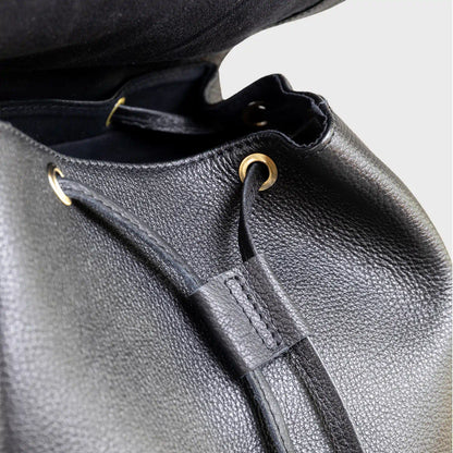 Elm Pebble Grain Leather Backpack