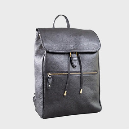 Elm Pebble Grain Leather Backpack
