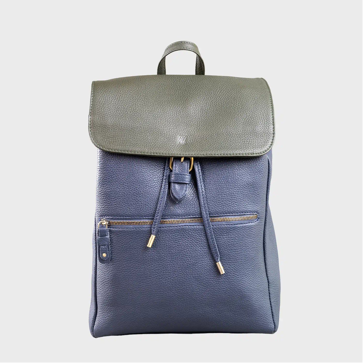 Elm Pebble Grain Leather Backpack